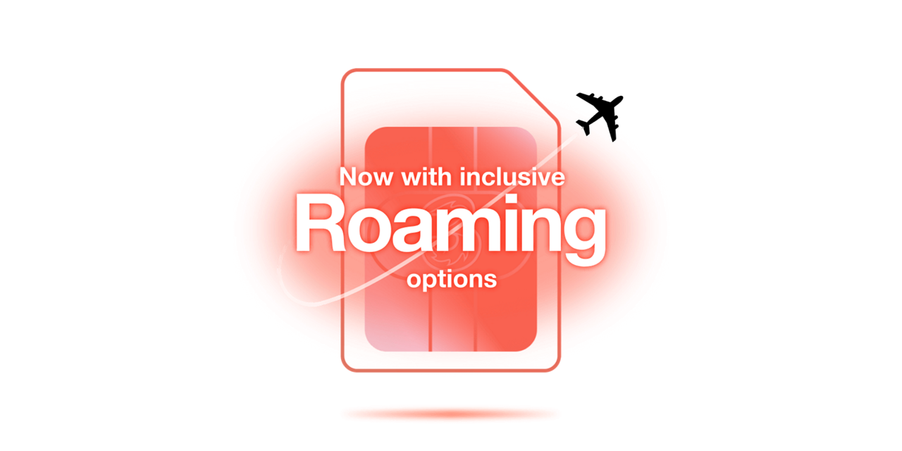 Inclusive roaming options available on small business SIM plans