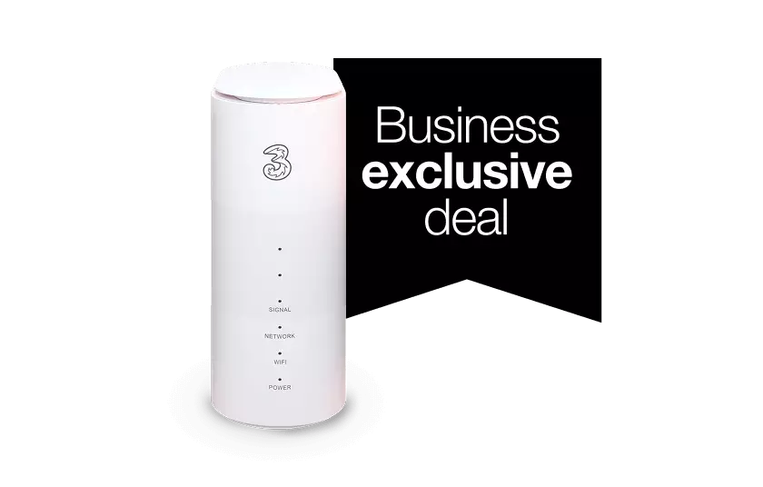 5G business exclusive deals on small business internet from Three Business