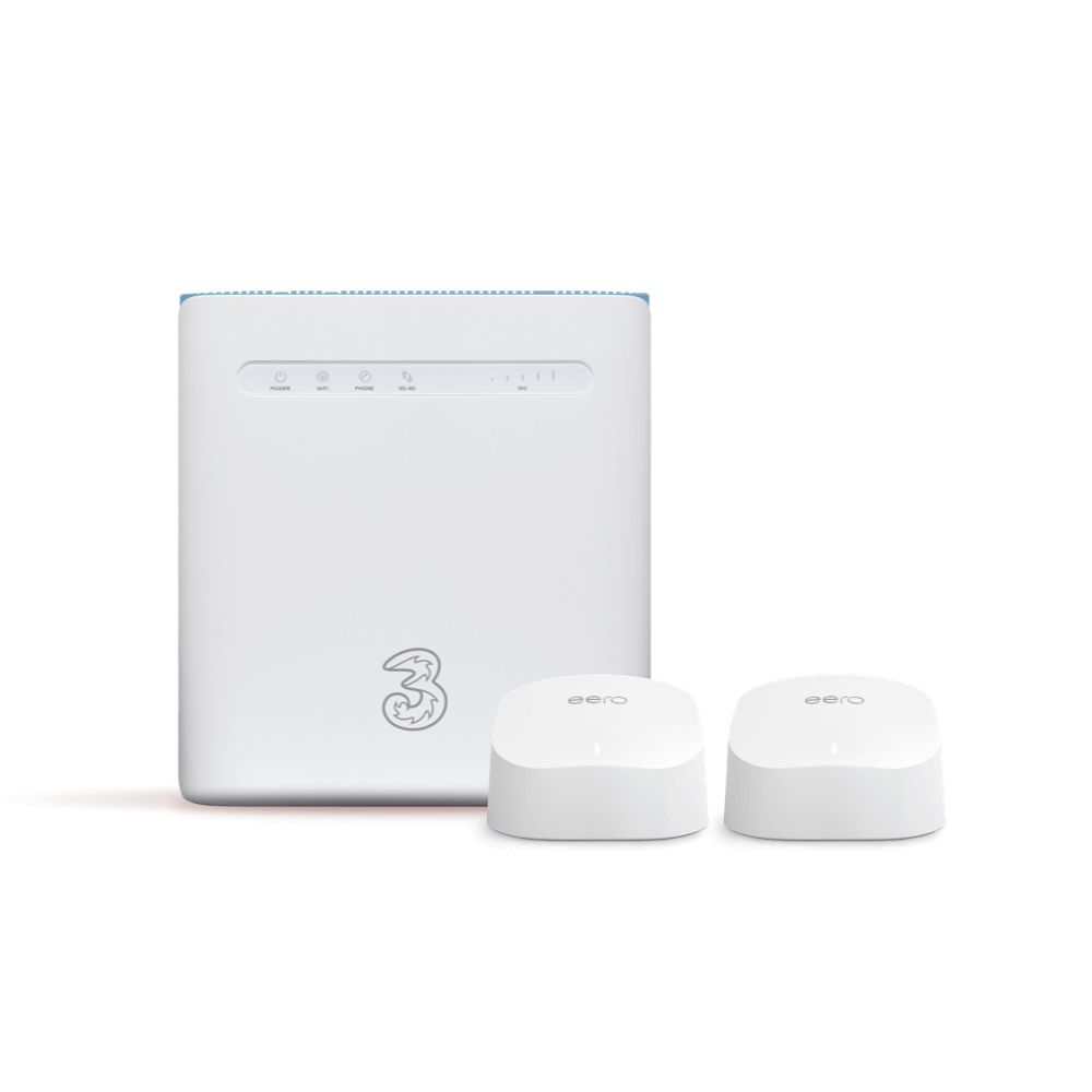 4G hub with eero devices