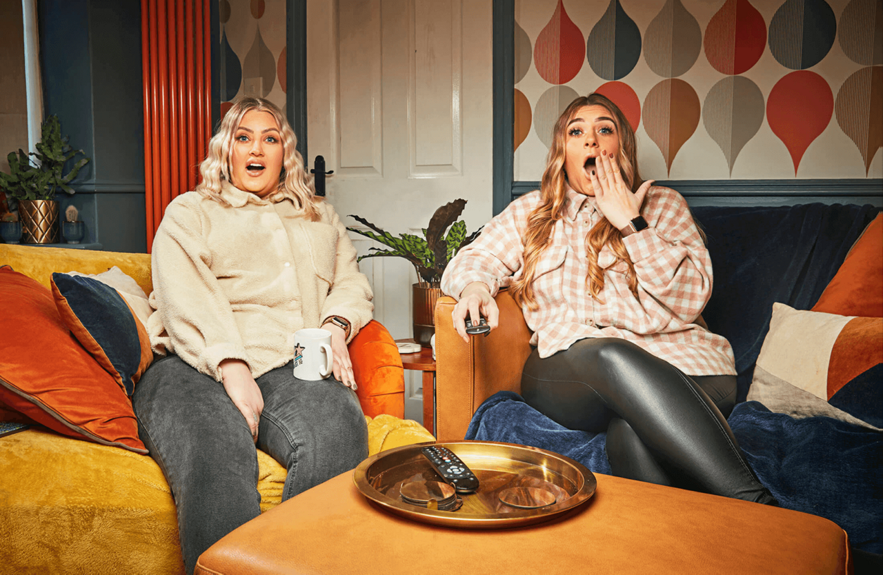 Ellie and Izzi from Channel Fours Gogglebox.
