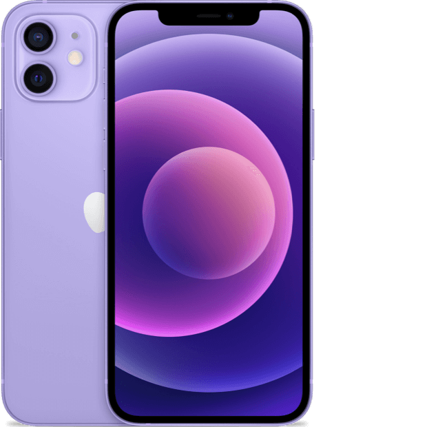 2 iPhone 13s in green, shown front and back.