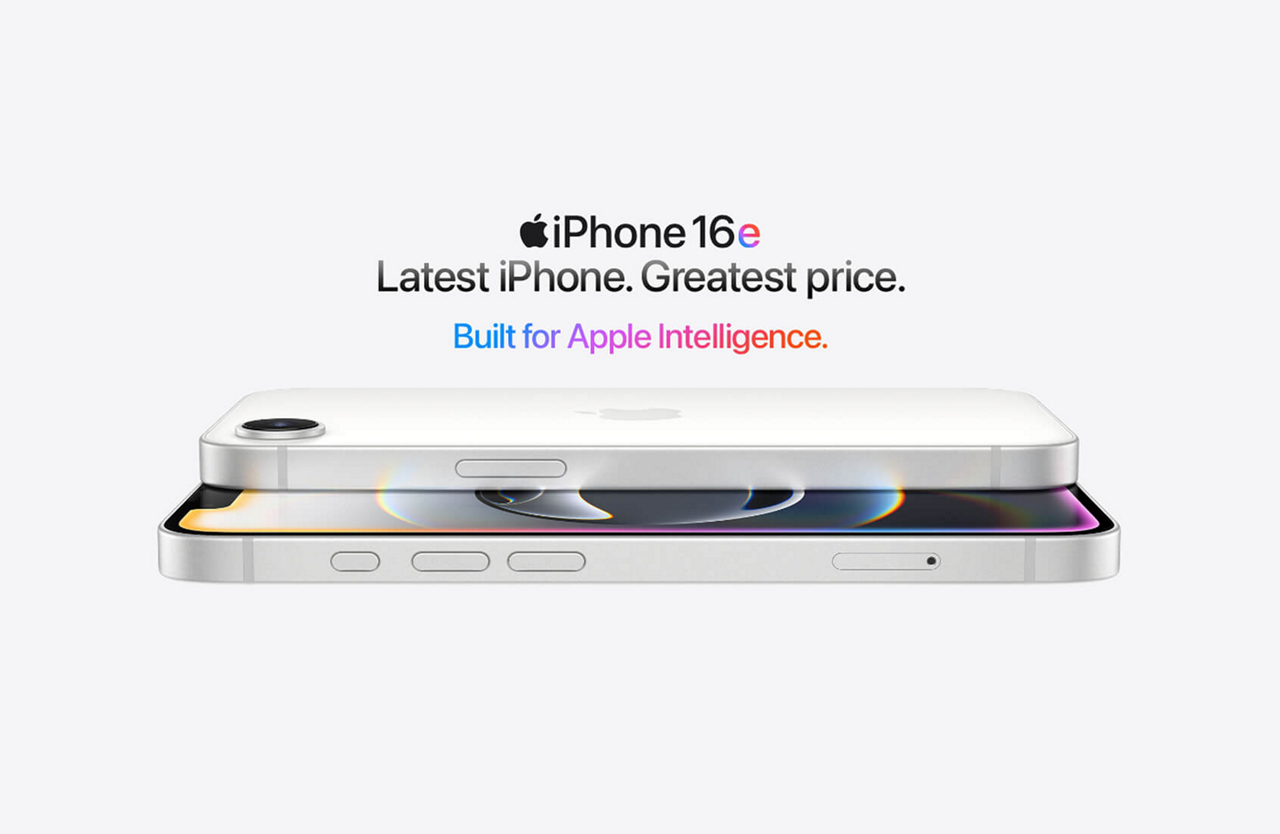 iPhone 16e, Latest iPhone. Greatest price. Built for Apple intelligence.
