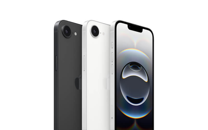 iPhone 16e in Black and White