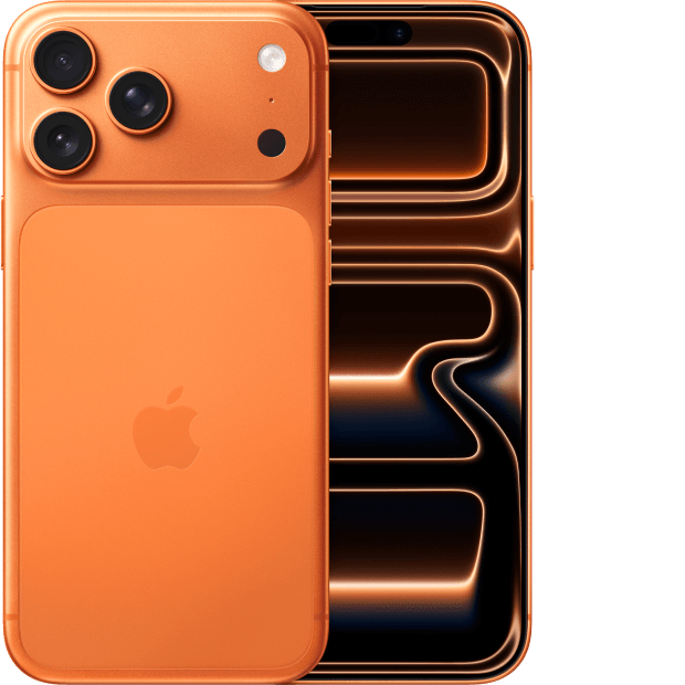 iPhone 17 Pro Max in Cosmic Orange