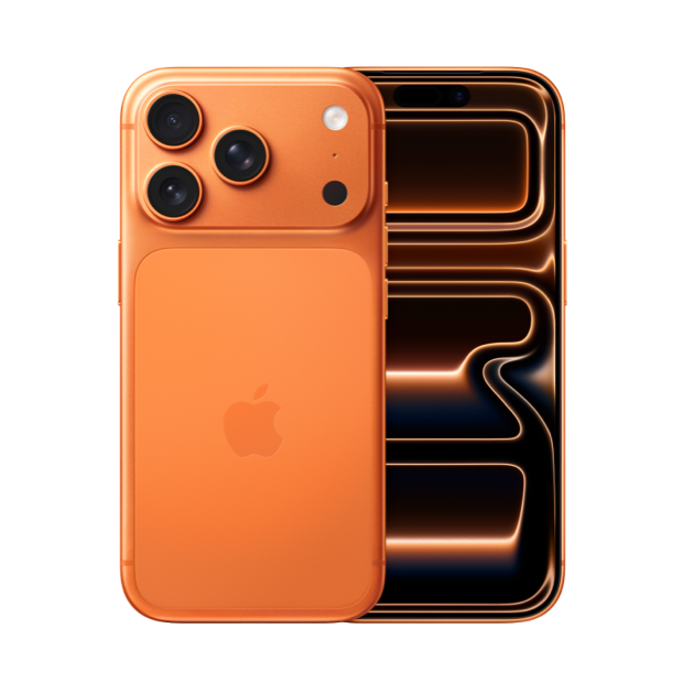 iPhone 17 Pro in Cosmic Orange