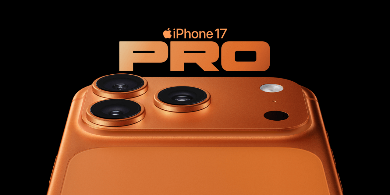 iPhone 17 Pro in Cosmic Orange