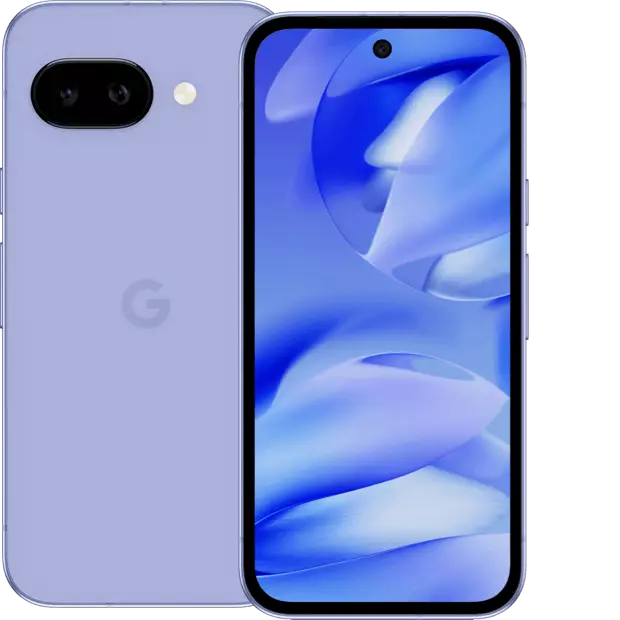 2 Google Pixel 9a front and back
