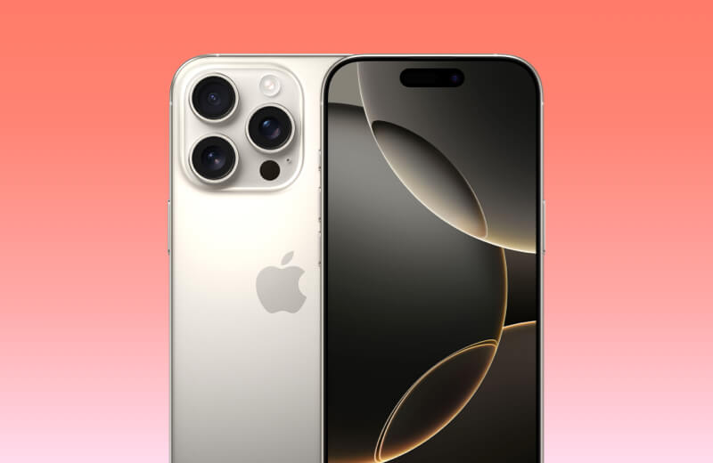 iPhone 16 pro front and back